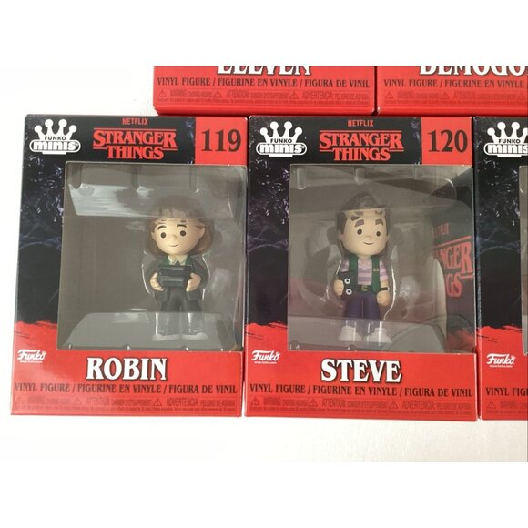 Stranger Things Funko Minis Netflix Vinyl Figures Season 4 Complete Set of 9 New - Picture 9 of 16